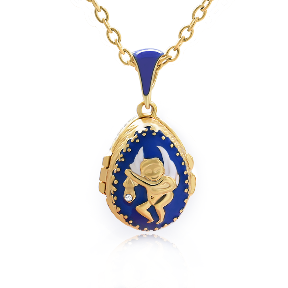 Blue Little Angel Pendant