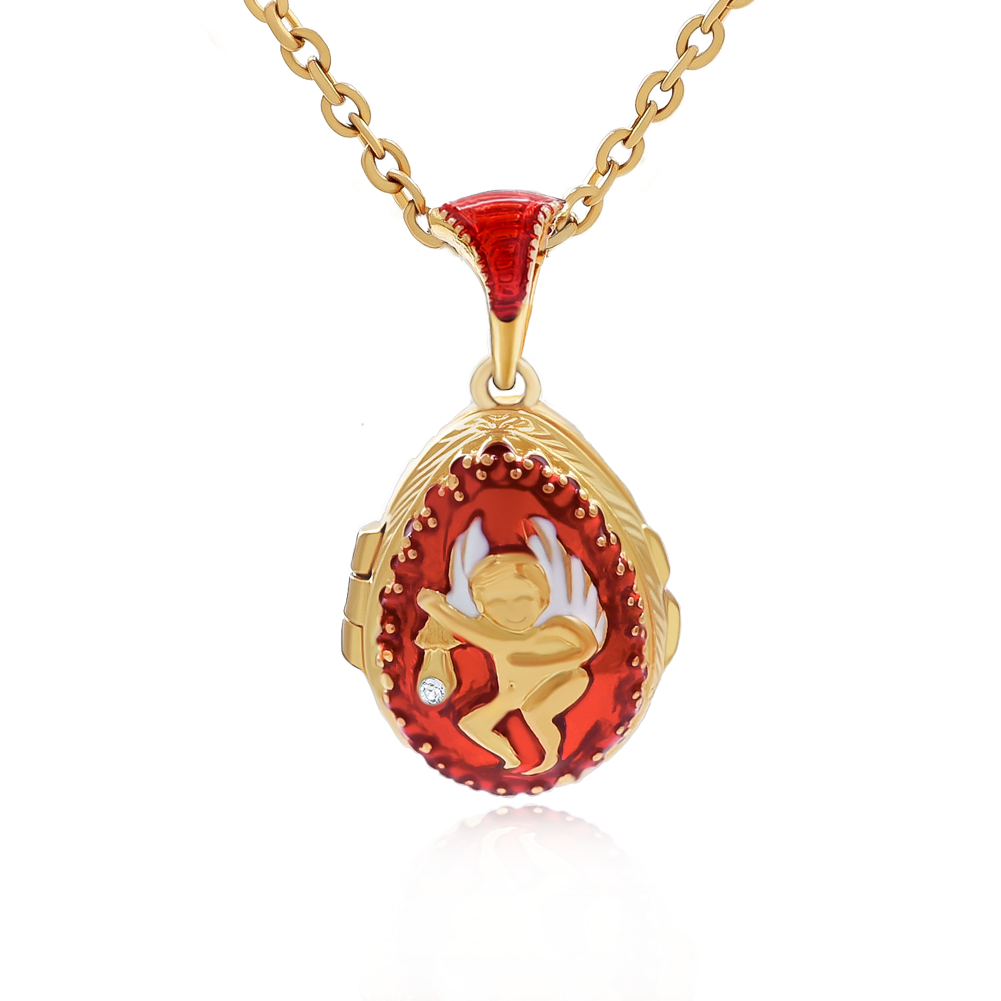 Red Little Angel Pendant