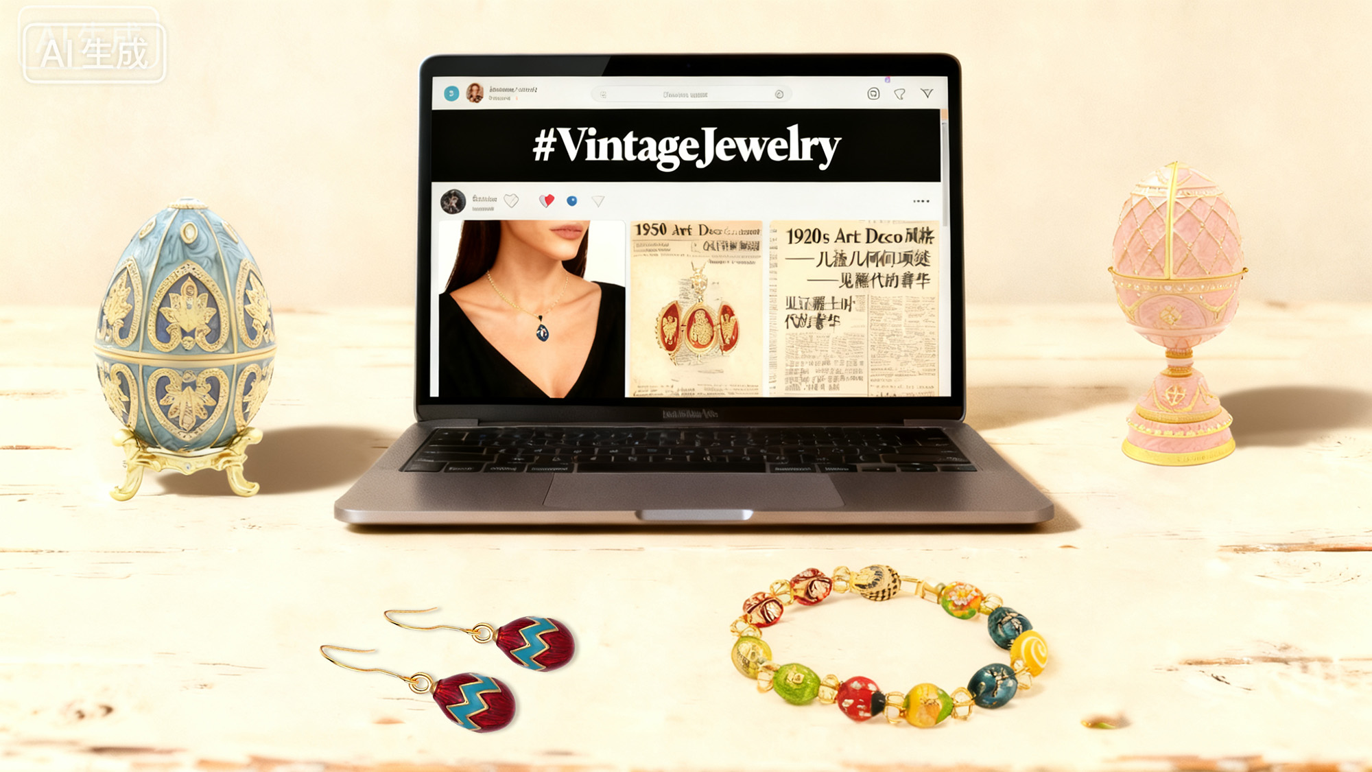 Collection Of Vintage Jewelry