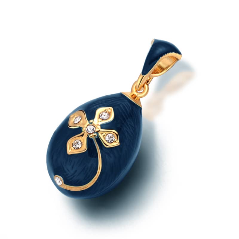 ogrlica z obeskom iz fabergejevega jajca Emajl Obesek z obeskom iz Fabergejevega jajca, obeski z obeskom iz vzhodnega jajca (3)