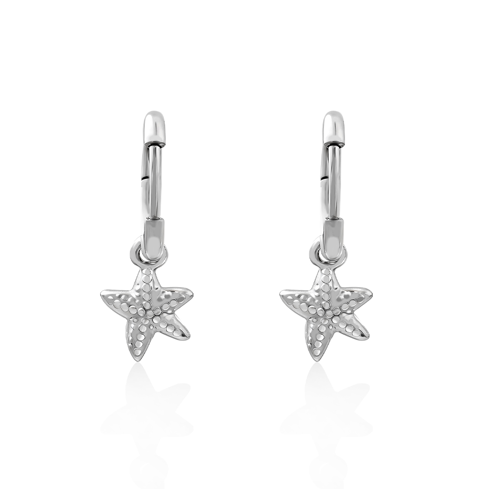 stylish starfish earrings