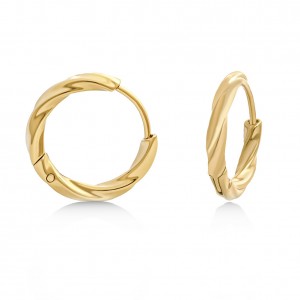 Möbius strip earrings