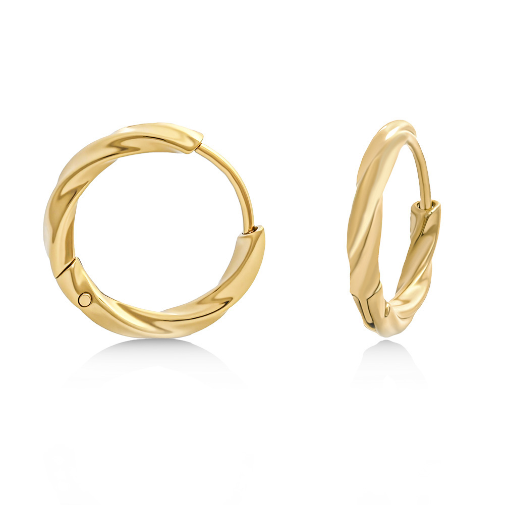 Lady's irregular design earrings
