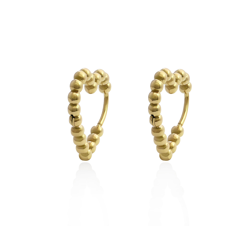 Daily wear heart earrings