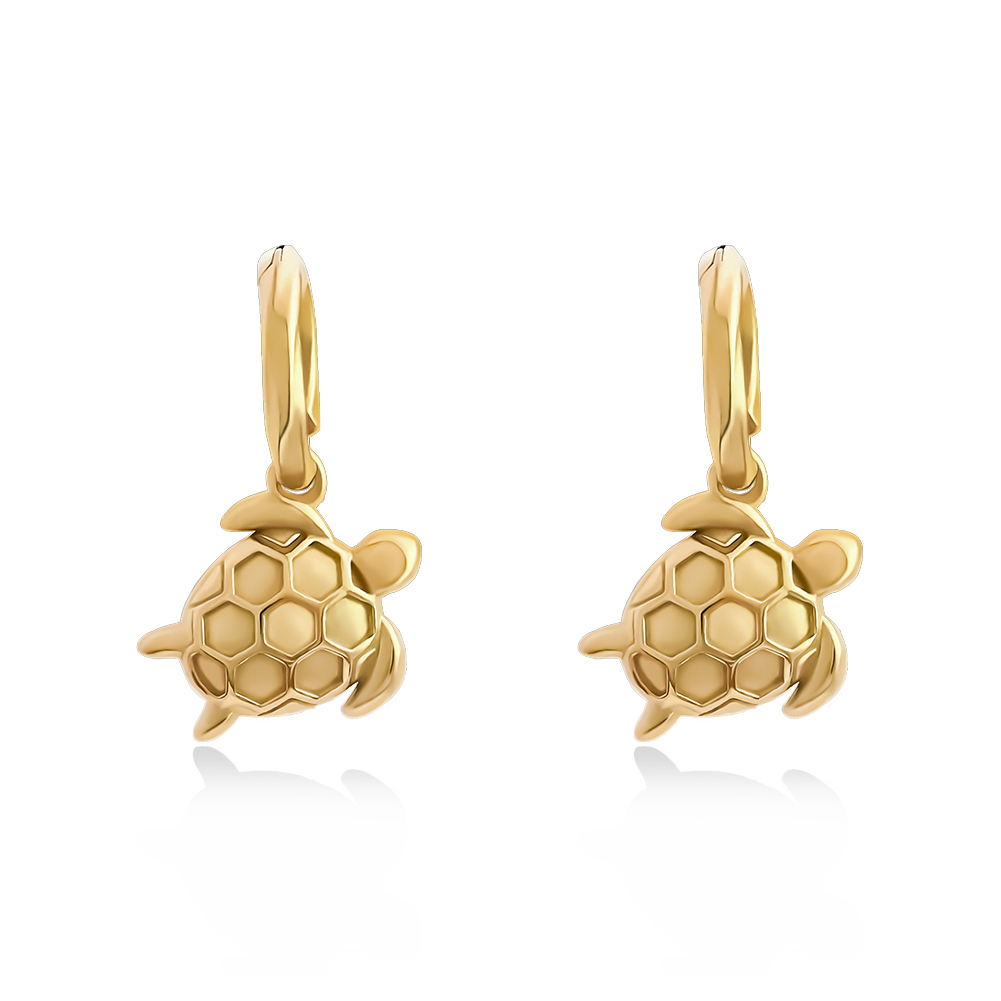 Lady Turtle Earrings