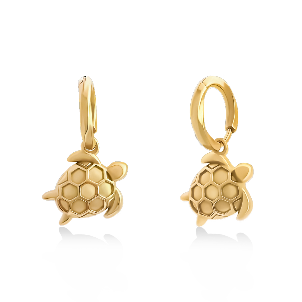 Dainty Sea Turtle Earring