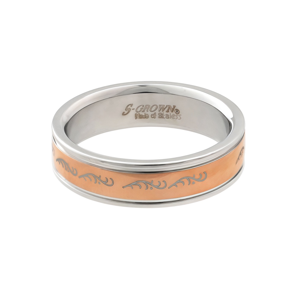 Stainless Steel Couple Rings Modern Simple Figure Design Daily Wear Gift  For Men Women Durable Scratch-Resistant Comfort Fit Wedding Anniversary Engagement