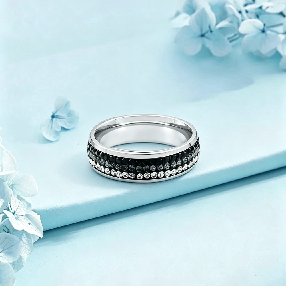 Black-Silver-Ombre