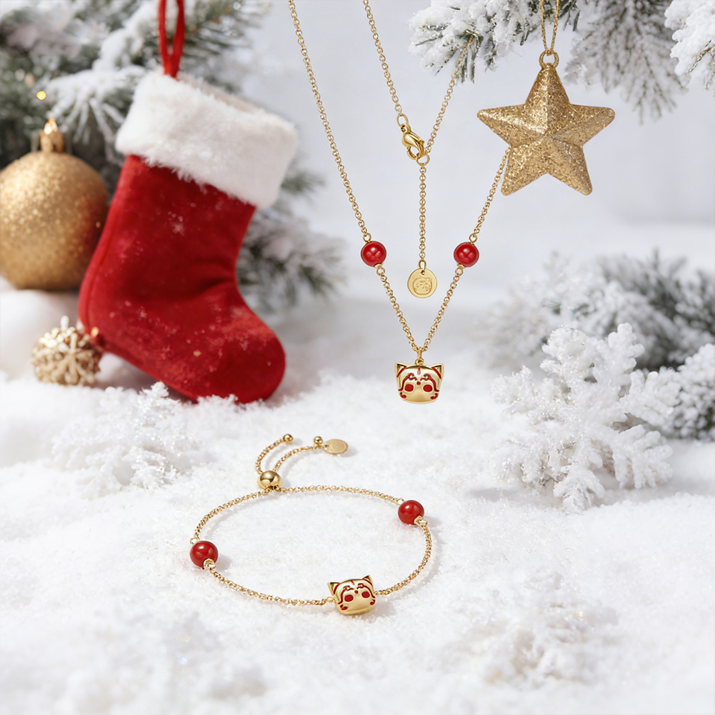 Cat-Jewelry-Sets-Necklace-Set-Jewelry-Jewelry-Set-Mix-Style-Hot-Sell-rose-Gold-Mini-Bracelet-Gift-Party-5