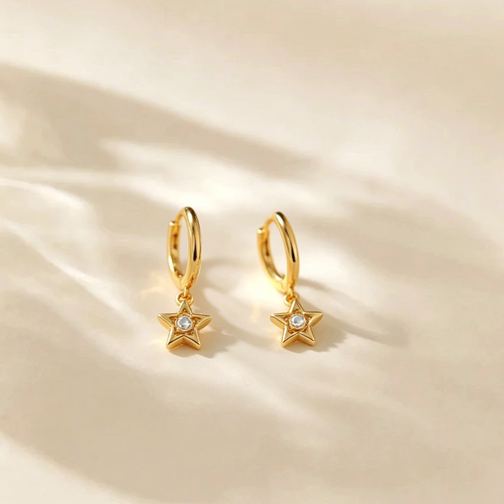 Dainty Star Earrings