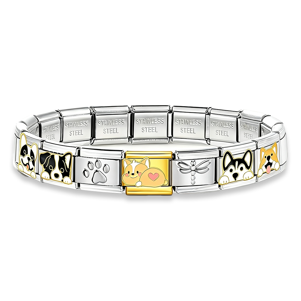 Dog Charm Bracelet