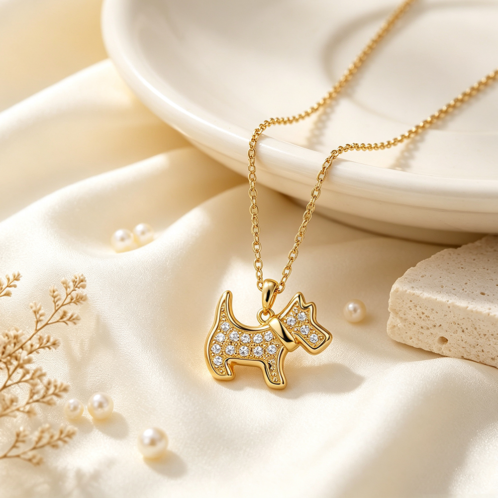 Dog Pendant Necklace