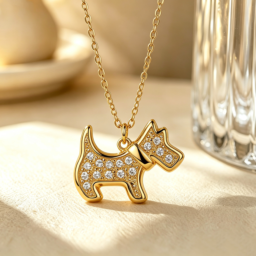 Dog Pendant Necklace