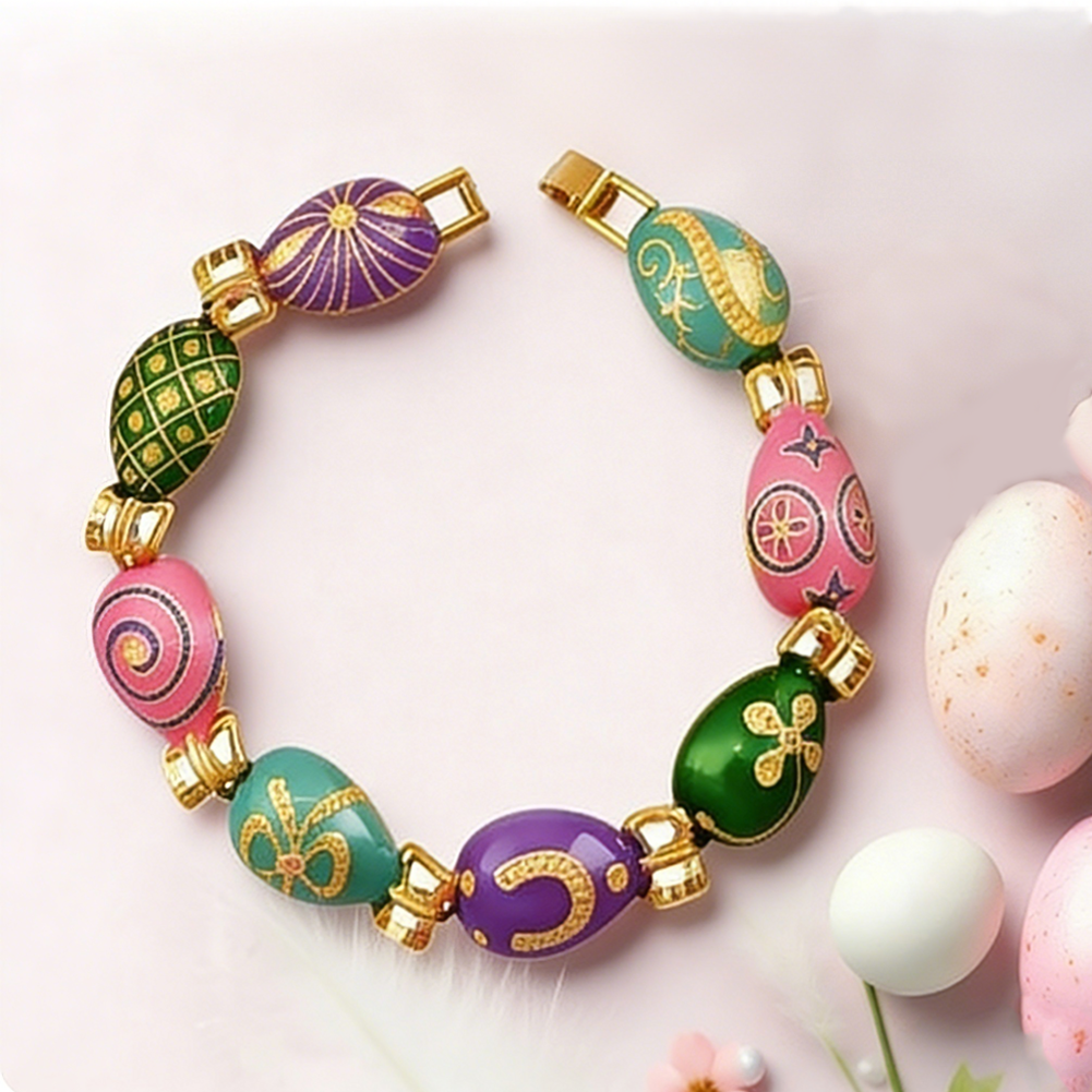 Easter Enamel Egg Bracelet