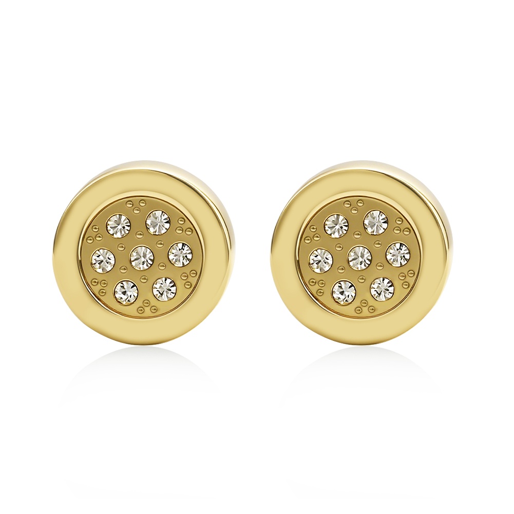 Elegant diamond stud earrings