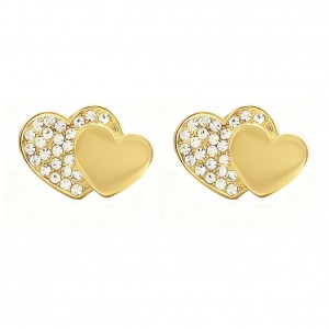Elegant heart earrings