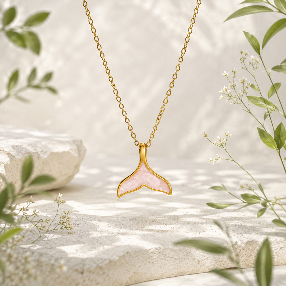 Fish tail necklace
