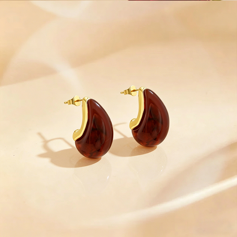 Geometric Teardrop Earrings