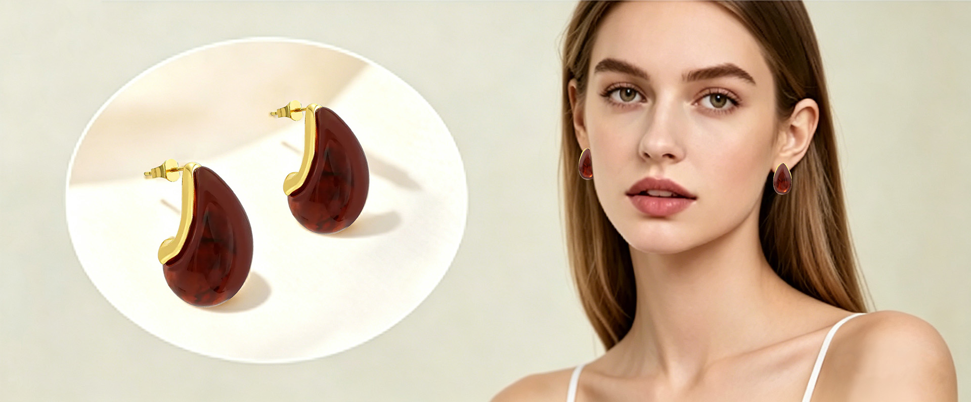 Geometric-Teardrop-Earrings