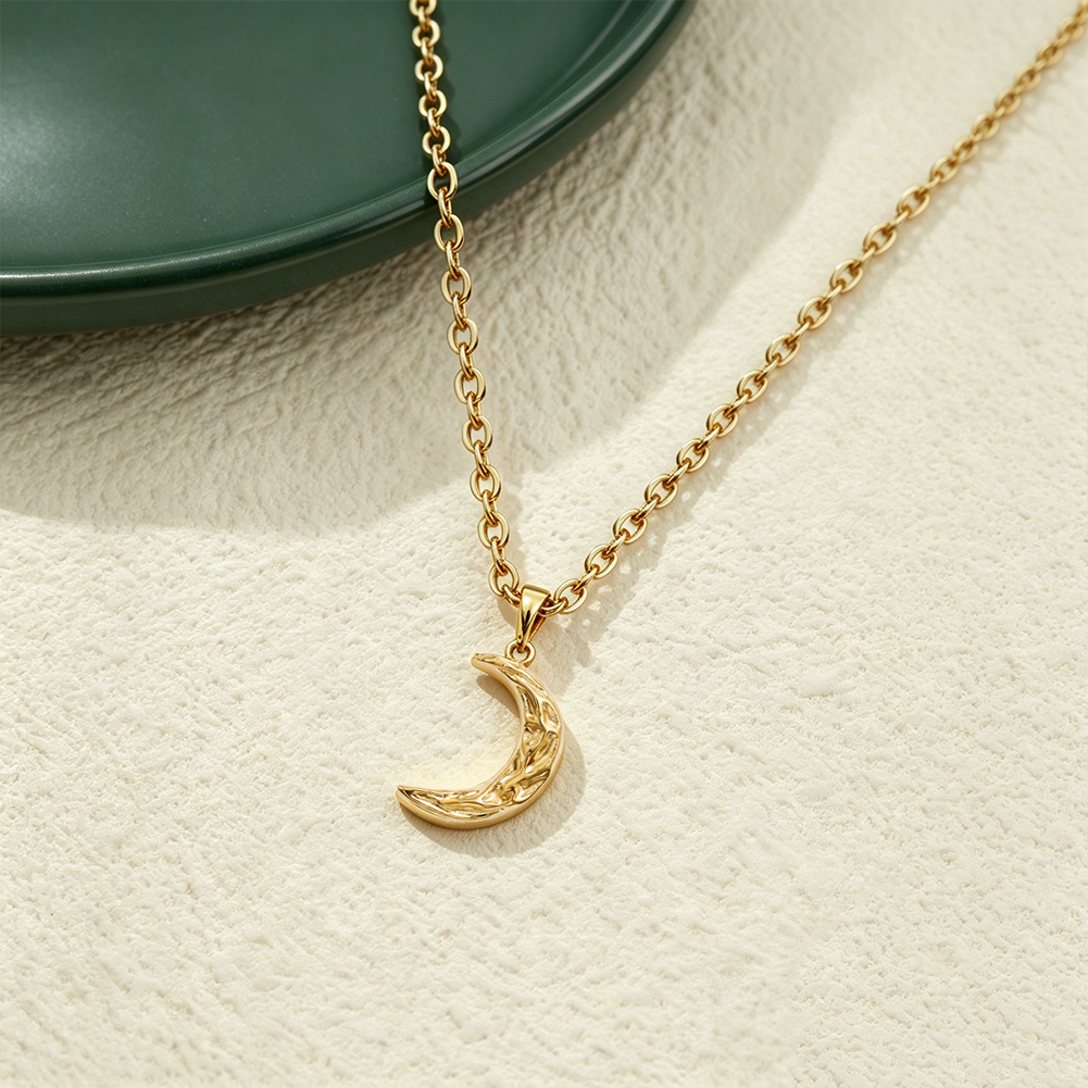 Gold Moon Pendant
