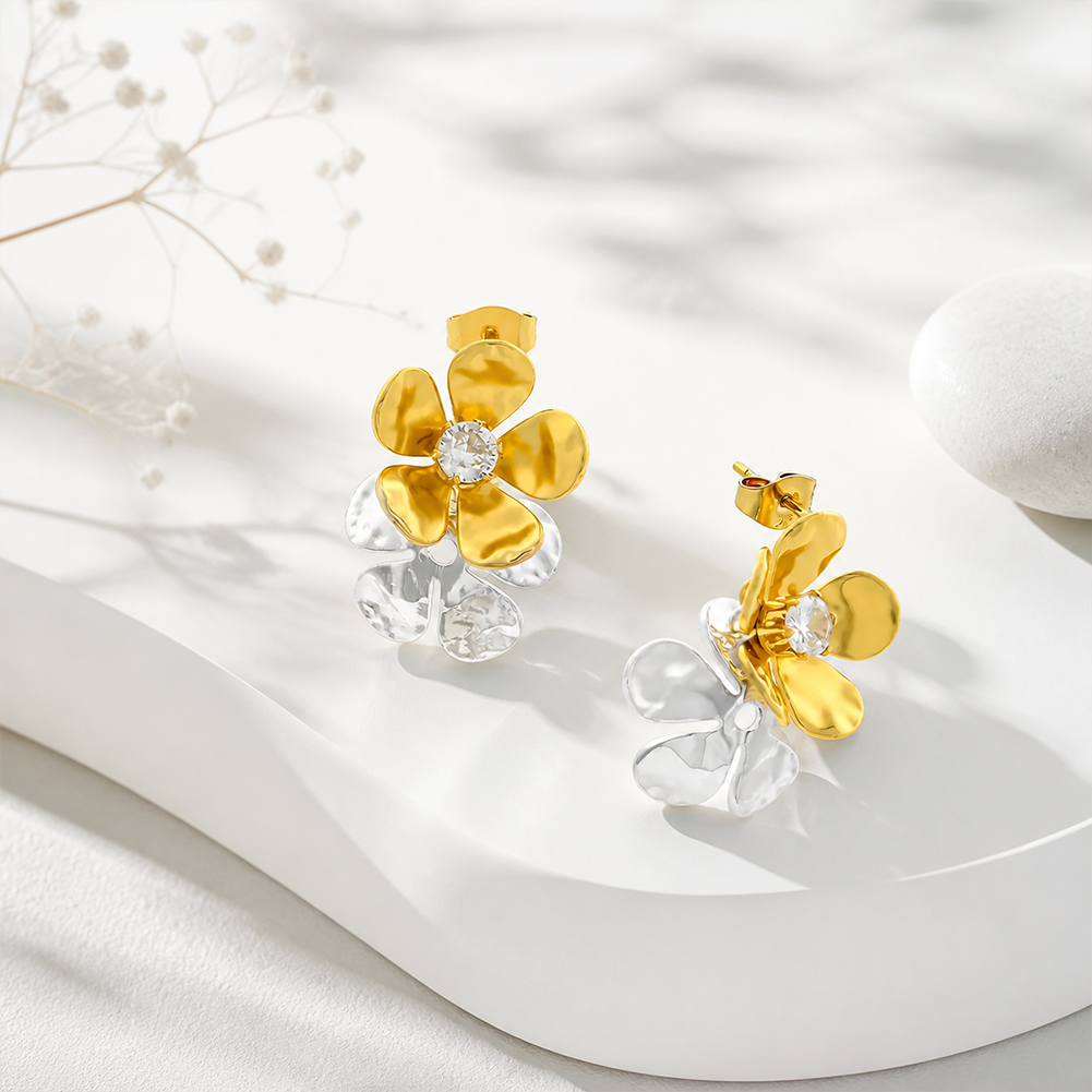 Gold & Silver Tone Earrings