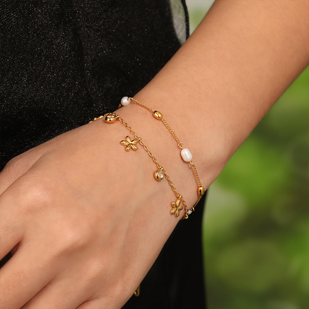 Gold Stack Bracelets