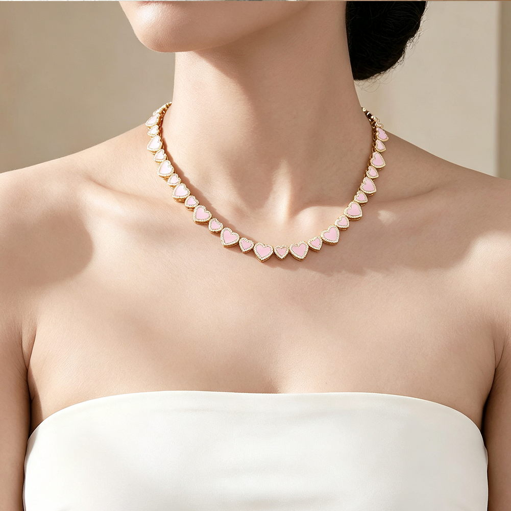 Heart Tennis Choker