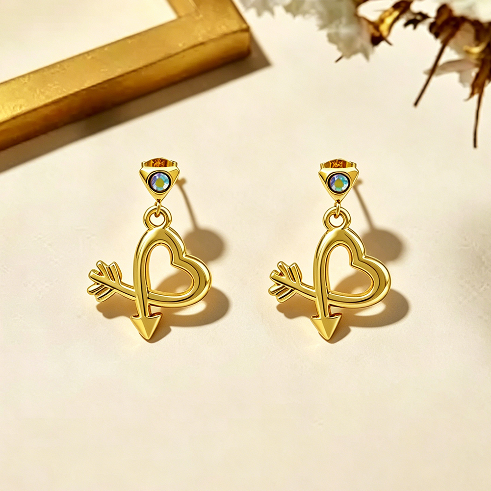 Heart-shaped Stylish Earrings