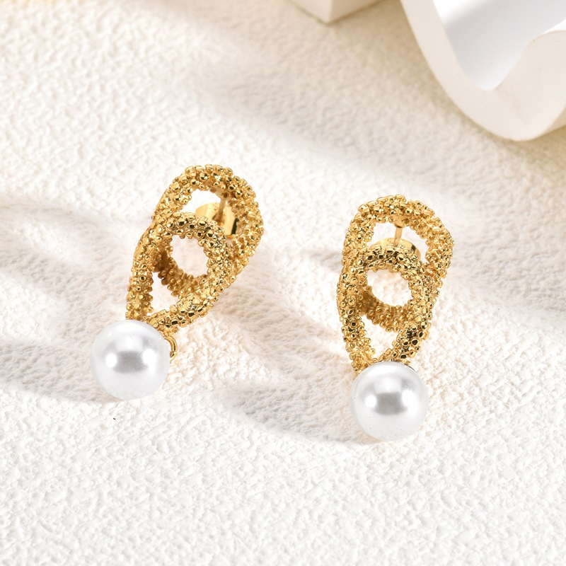 Luxury gold plated earrings