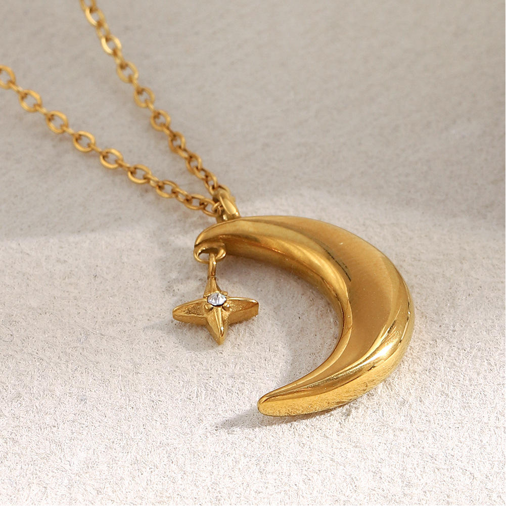 Moon & Star Necklace