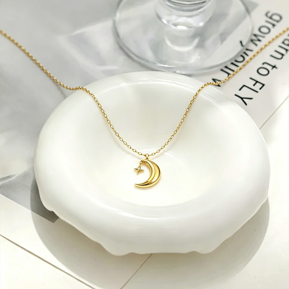 Moon & Star Necklace