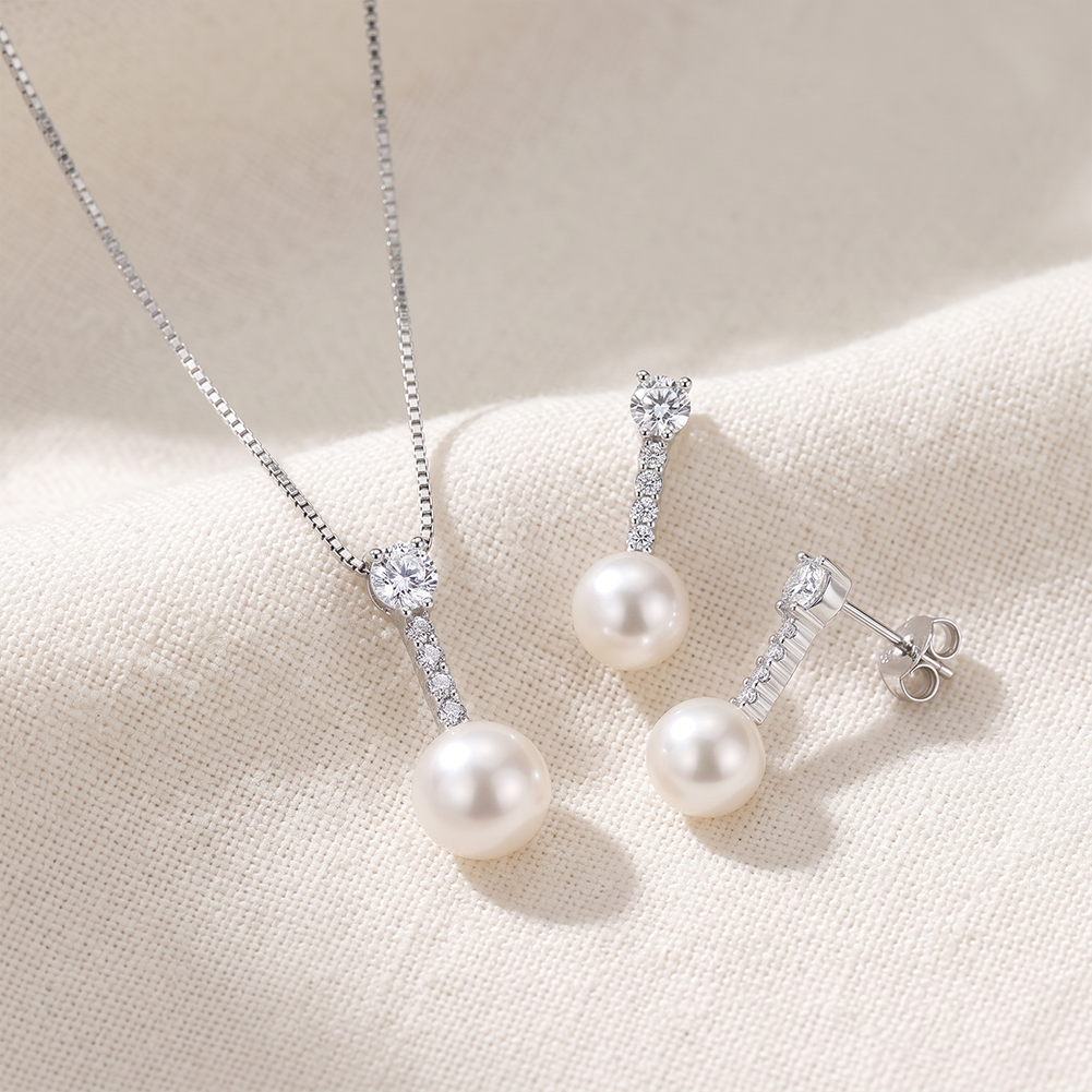 Pearl CZ Pendant