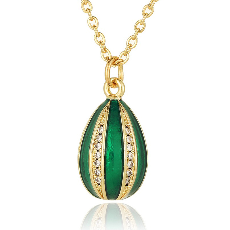 Rhinestone Easter necklace