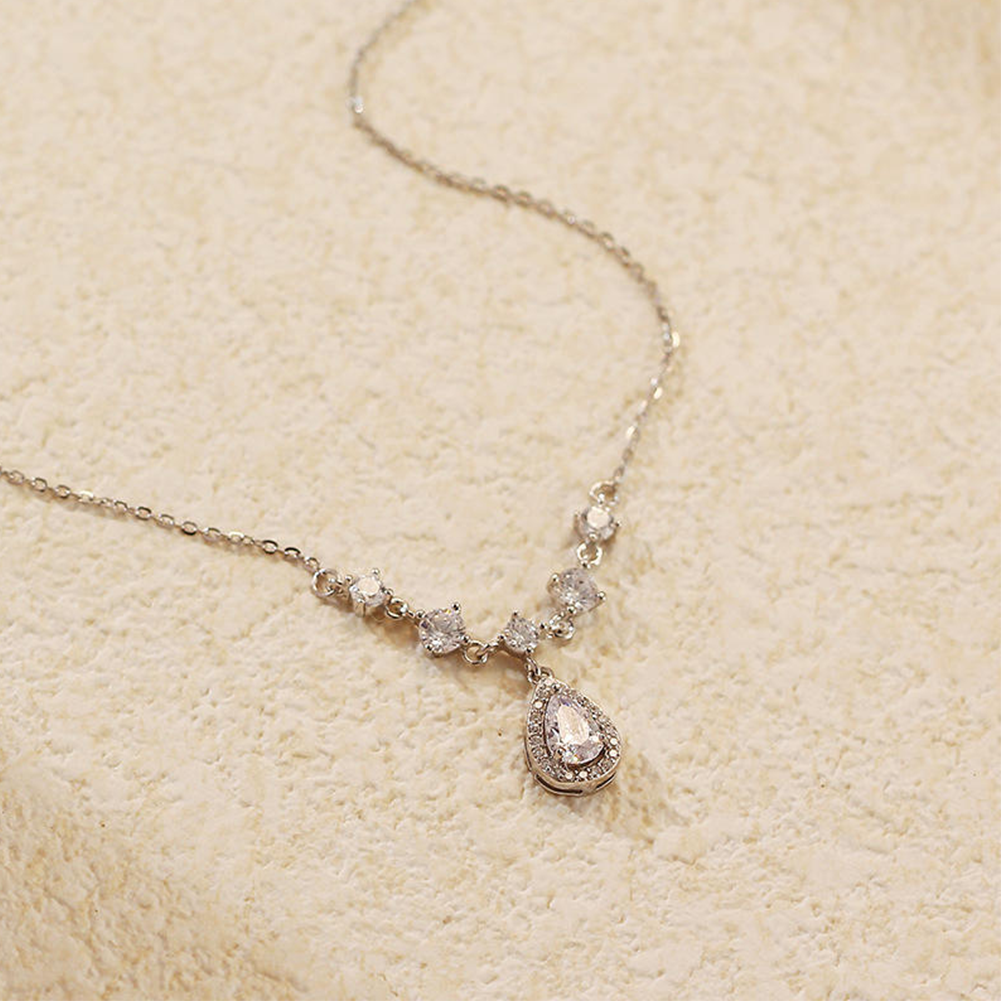 Silver Zircon Choker