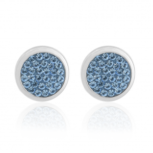 Sky Blue Crystal Studs