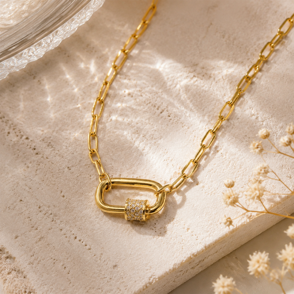 Square necklace