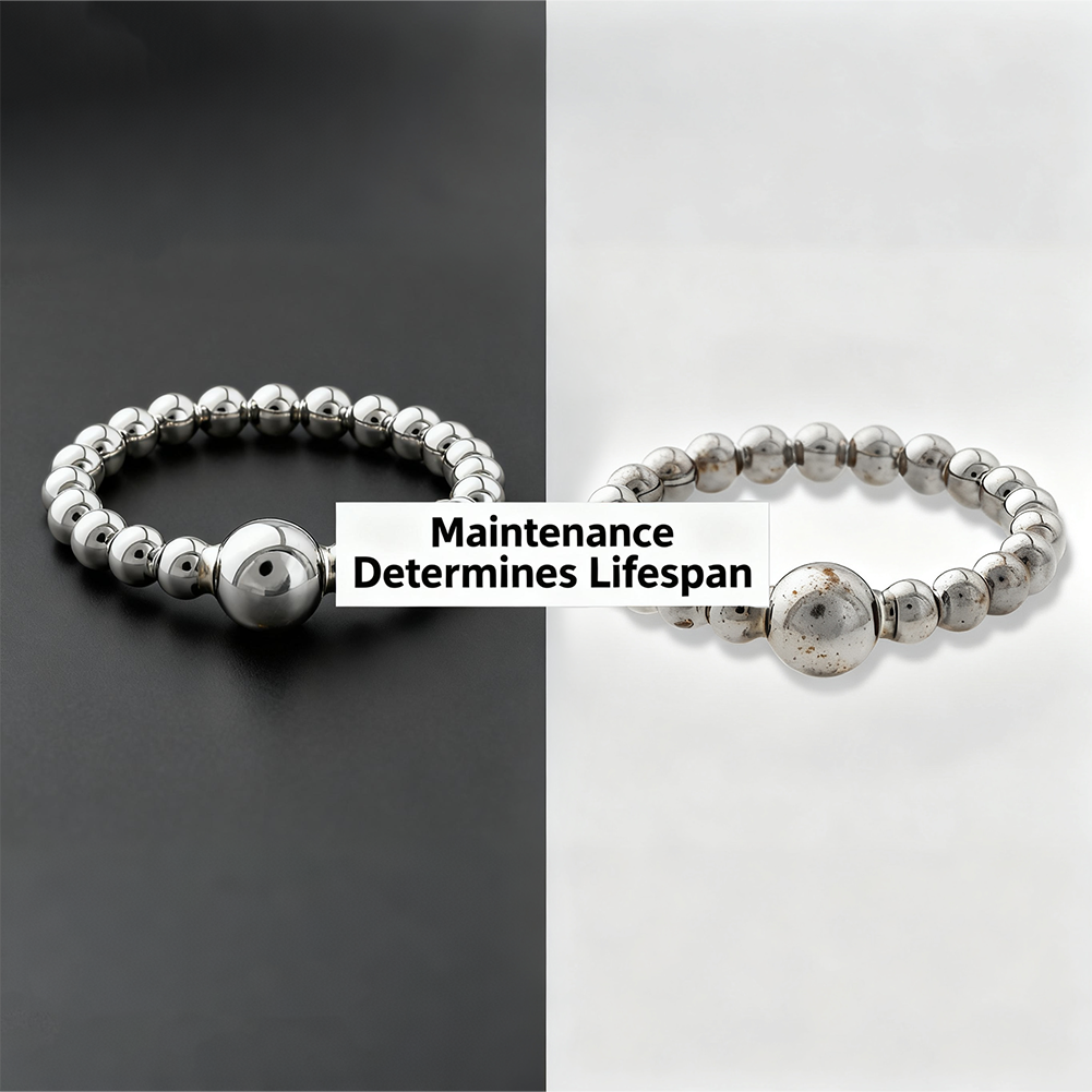 Stainless Steel Minimalist Round Bead Ring