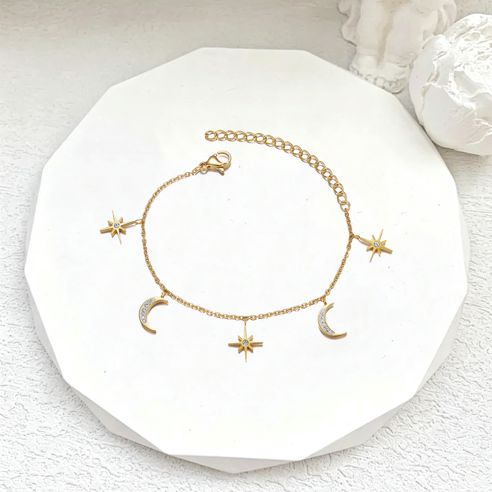 Star and Moon Bracelet