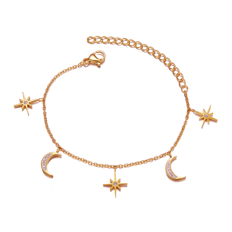 Star and Moon Bracelet