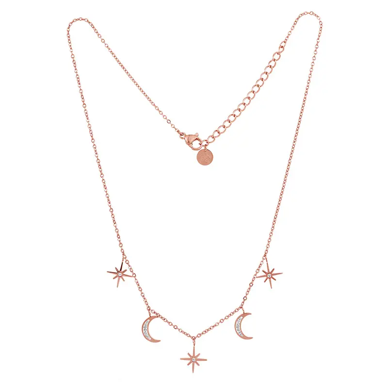 Star and Moon Necklace