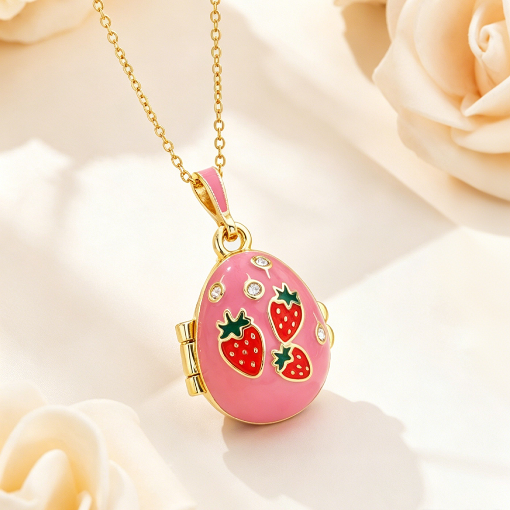 Strawberry Pattern Pendant