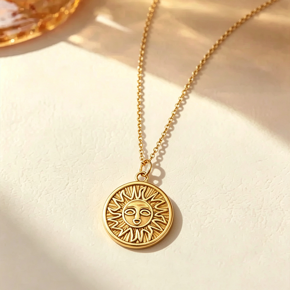 Sun Necklace Lifestyle