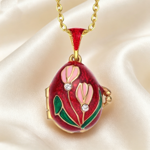 Tulip-shaped egg pendant