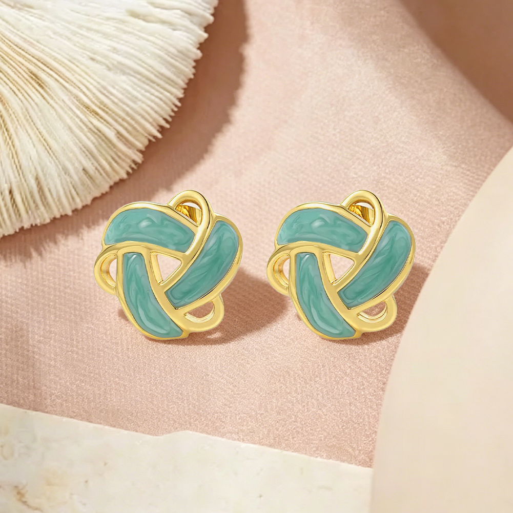 Vintage-Enamel-Earrings