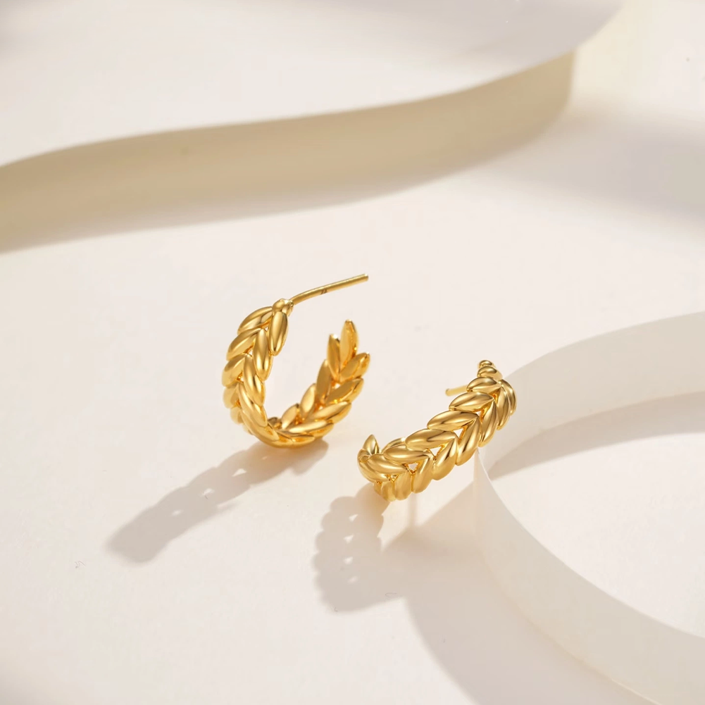 Vintage Wheat Hoops