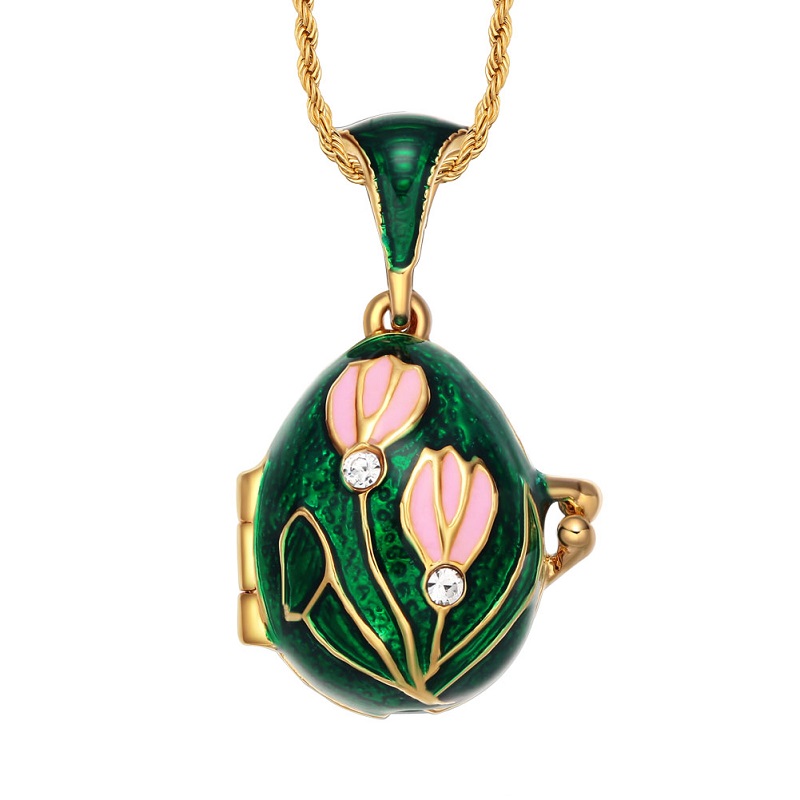 Water-Lily-enamel-faberge-egg-pendant-charms-4