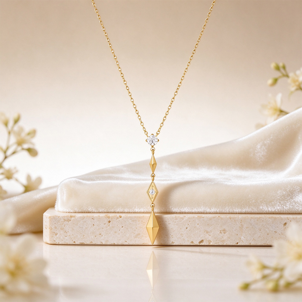 Y-shaped necklace