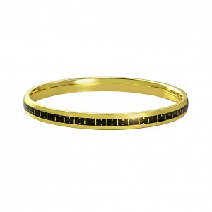 black textured finish