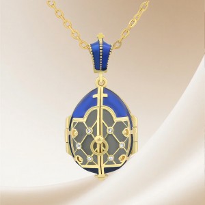 blue enamel jewelry
