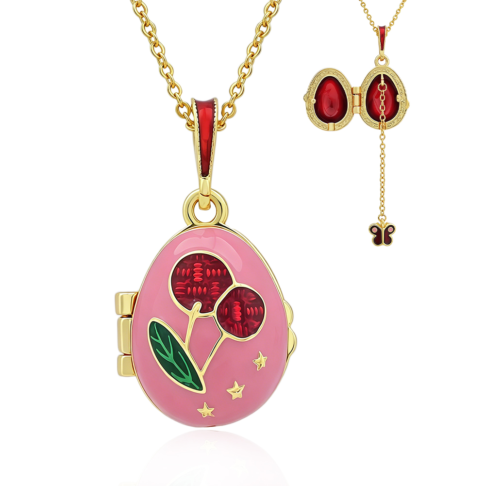 cherry pendant necklace
